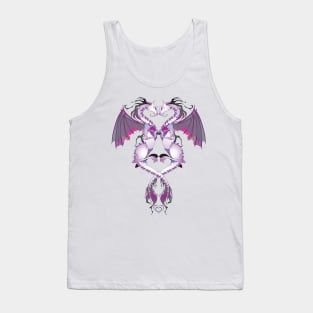 Purple Love Dragons Tank Top